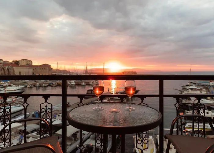 Destino Home Overlooking The Venetian Port Of Chania