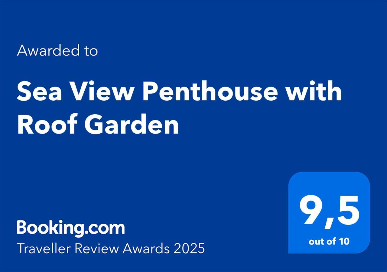 Sea View Penthouse With Roof Garden *