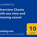 Overview Chania With Sea View And Amazing Sunset
