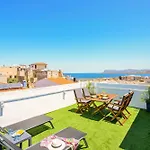 Old Town Loft With Sea View Roof Terrace And Private Parking