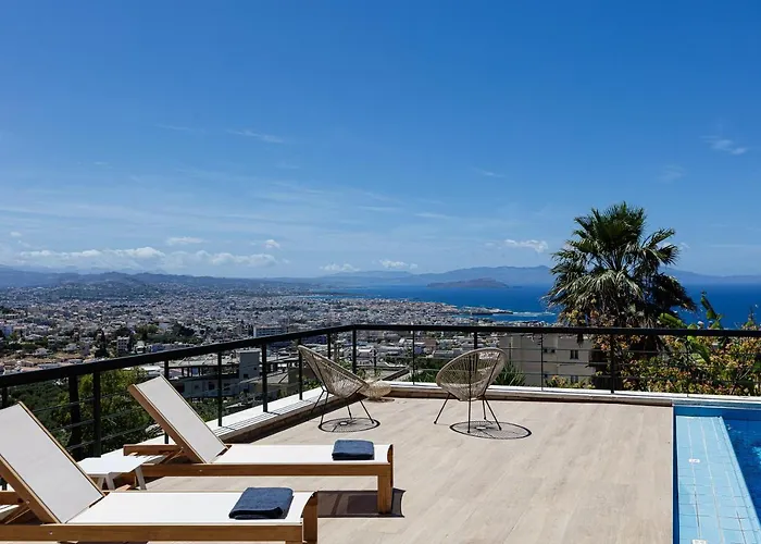 Villa City View - Heated Pool & Gym - Majestic Views - 5 Min Drive From Center