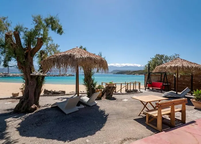 Sea And Sun Metaxy Mas, Brand-New, Beachfront !