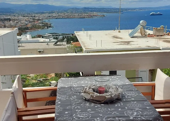 Eolia Apartment With Panoramic Chania View