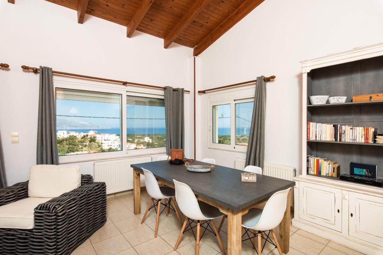 Plaque Panoramic Seaview Villa Chania (Crete)