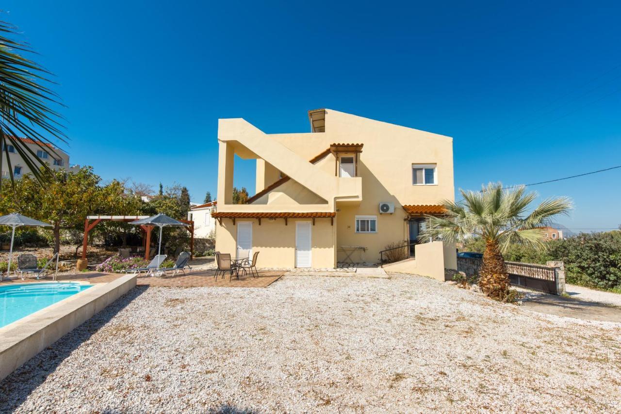 Villa Plaque Panoramic Seaview Chania (Crete)