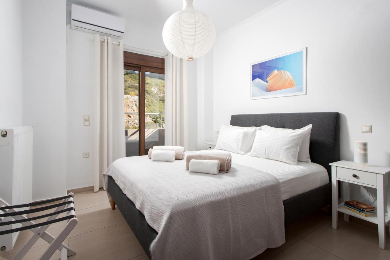 Overview Chania With Sea View And Amazing Sunset Appartement