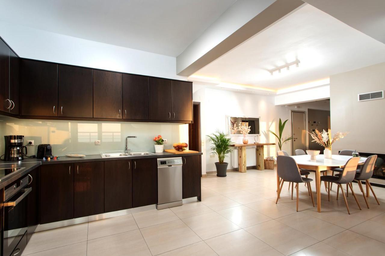 Overview Chania With Sea View And Amazing Sunset Appartement