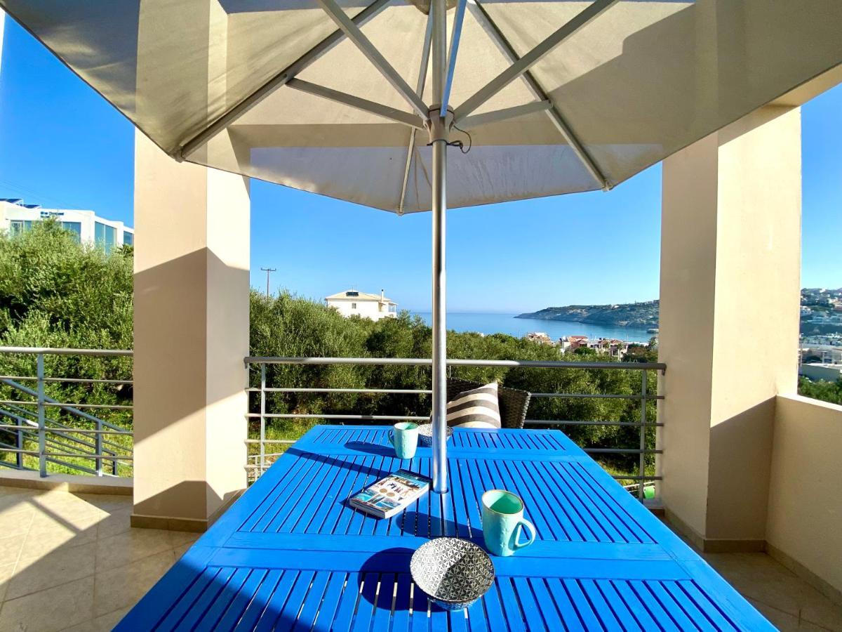Apartment Seaview With Shared Pool, Almyrida *