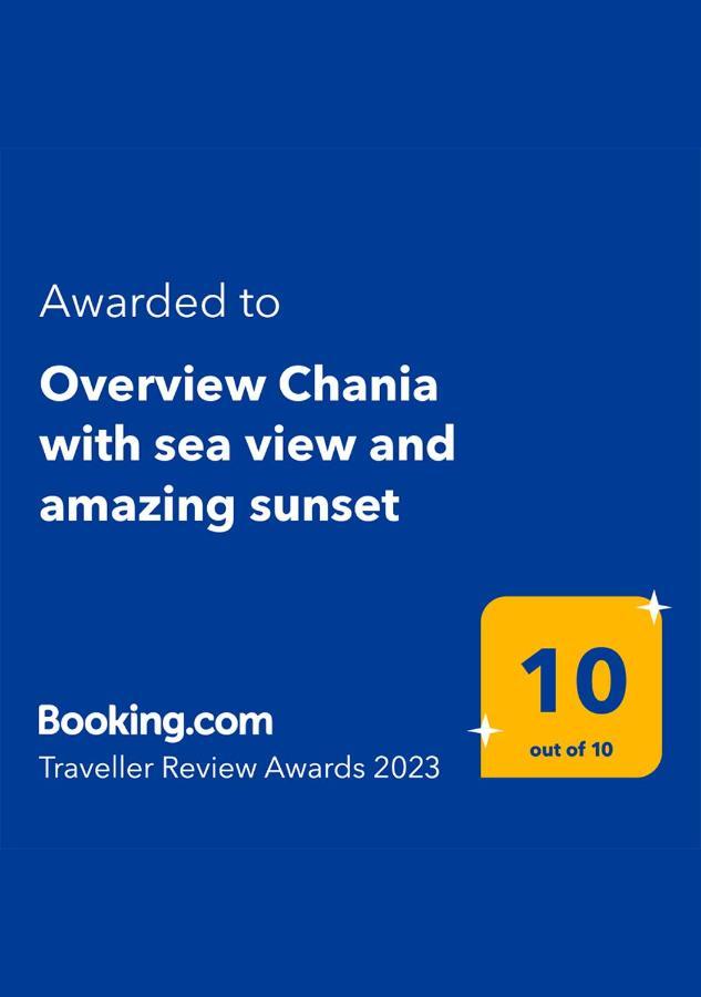 Appartement Overview Chania With Sea View And Amazing Sunset