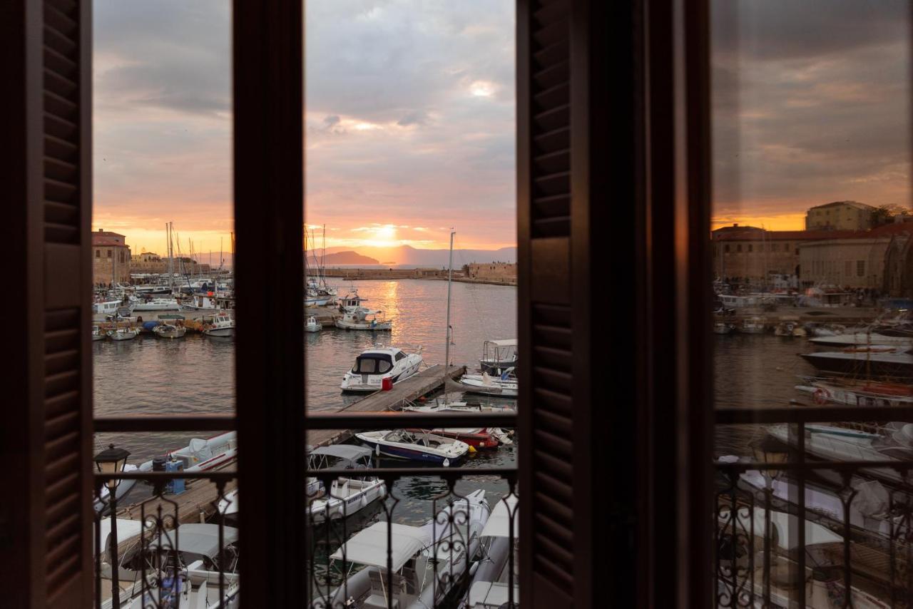 Destino Overlooking The Venetian Port Of Chania Chrissi Akti Chania