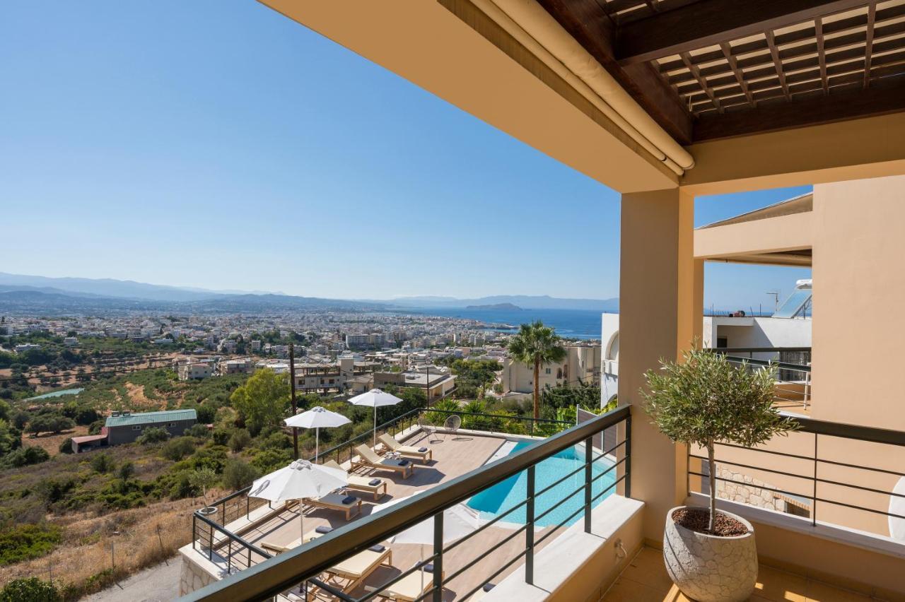 View - Heated Pool & Gym - Majestic Views - 5 Min Drive From Center Villa Chania (Crete)