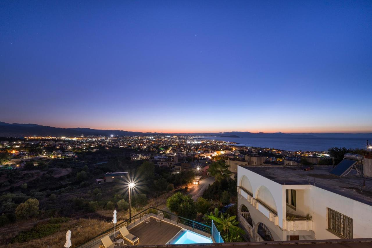View - Heated Pool & Gym - Majestic Views - 5 Min Drive From Center Villa Chania (Crete)