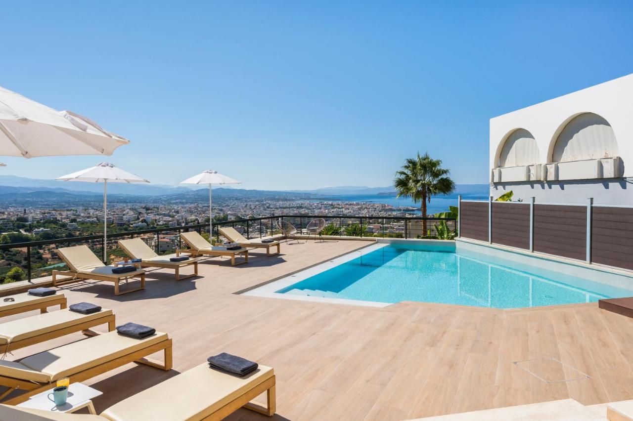 View - Heated Pool & Gym - Majestic Views - 5 Min Drive From Center Villa Chania (Crete)