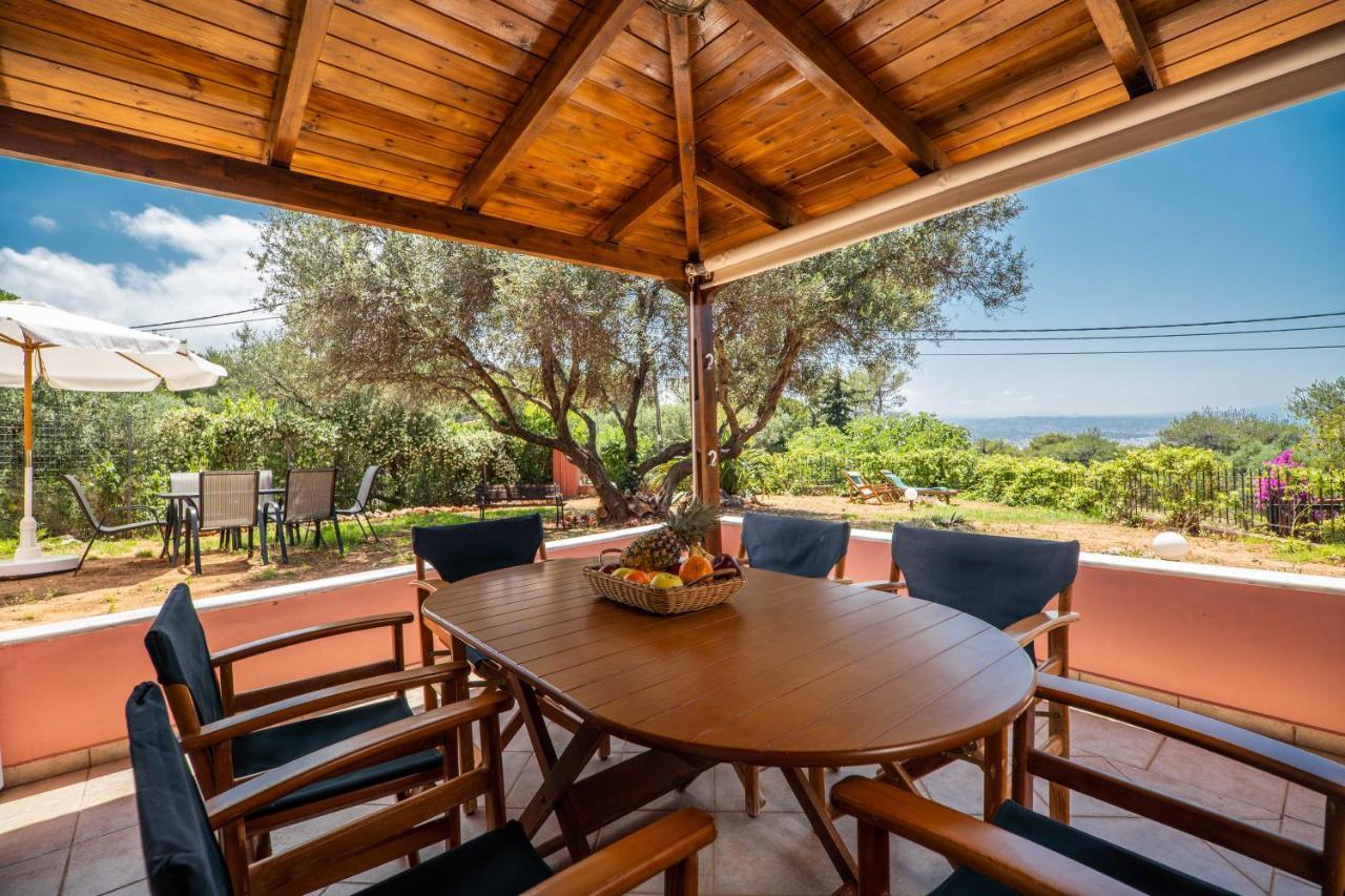 Villa Silva, Garden & Sea View, 3 Bedroom -10 Min Drive From Center Chania (Crete)