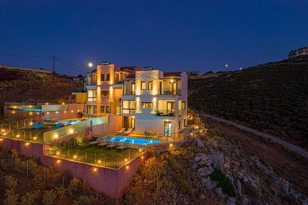 Lia With Private Eco Pool - Amazing View Apartment Chania (Crete)