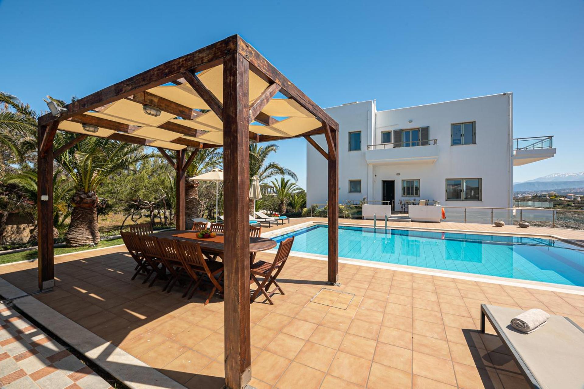 Villa Del Sole, Private Pool And Amazing Sea View Chania (Crete)