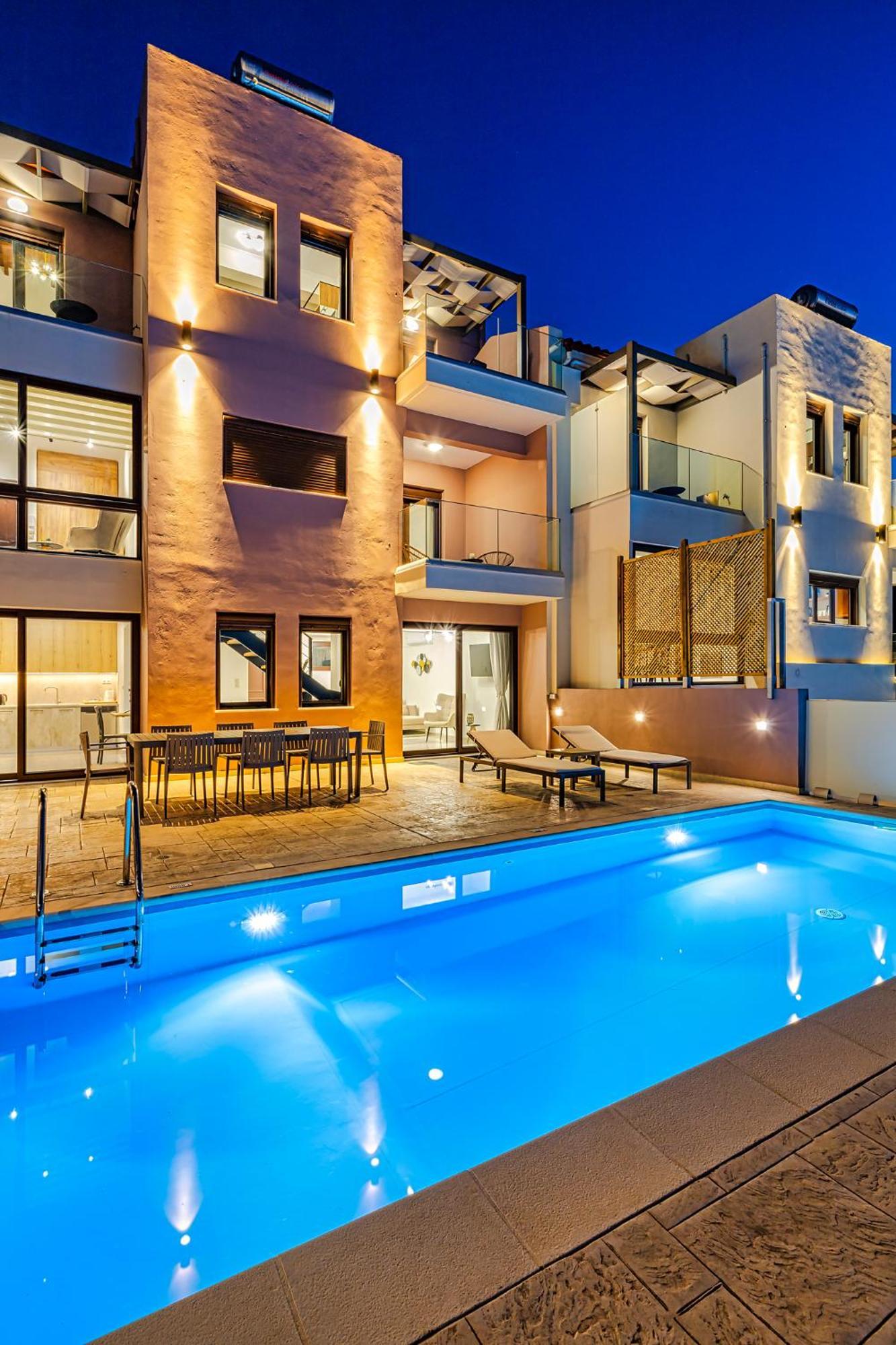 Mari Chania, With Private Ecologic Pool And Amazing View! Villa *