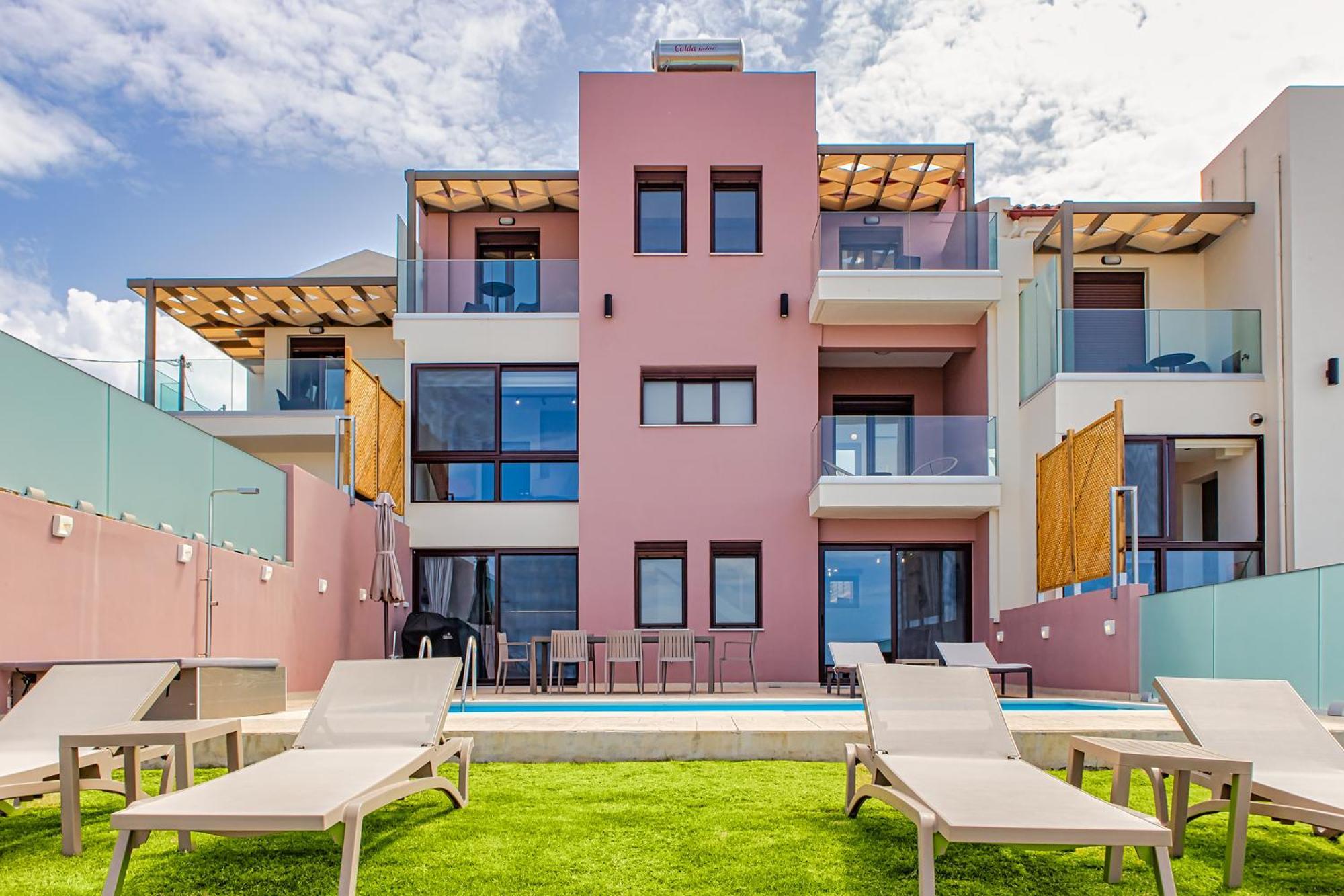 Mari Chania, With Private Ecologic Pool And Amazing View! Chania (Crete)