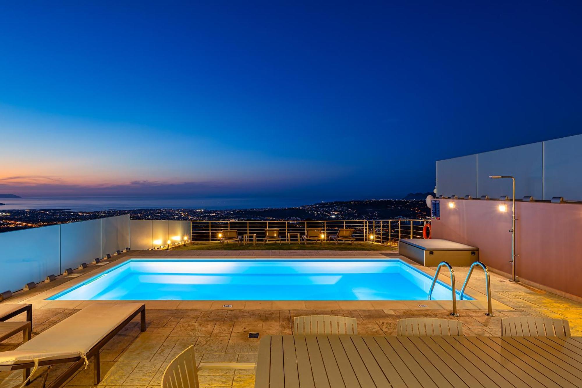 Villa Mari Chania, With Private Ecologic Pool And Amazing View! *