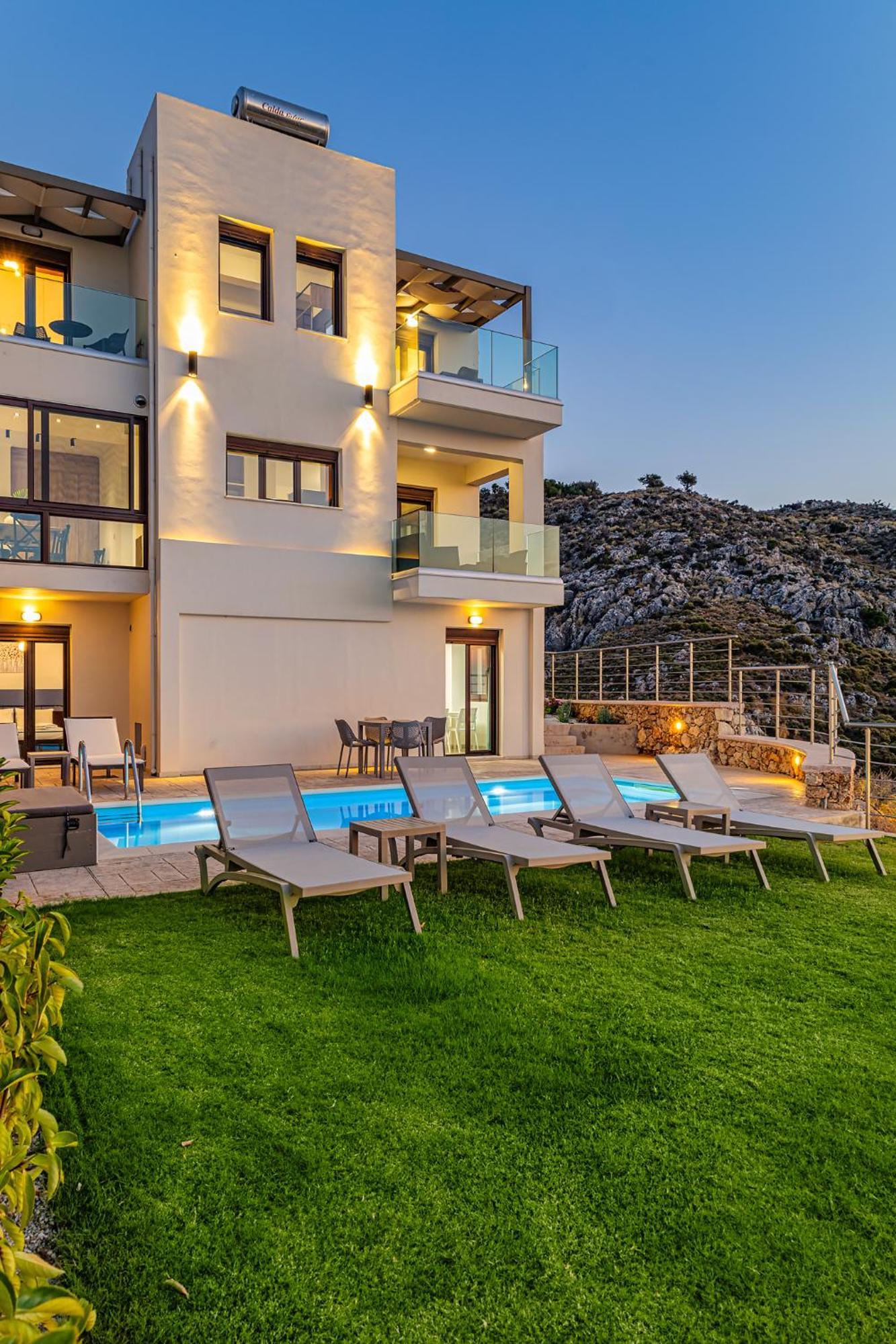 Villa Lia Chania With Private Ecologic Pool And Amazing View! *