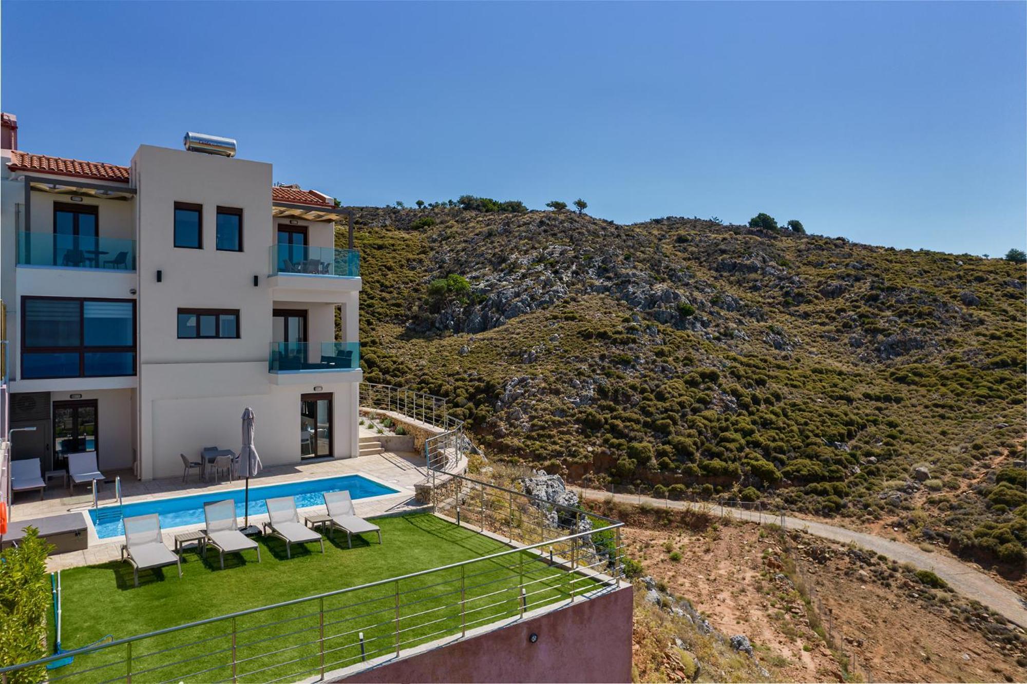 Lia Chania With Private Ecologic Pool And Amazing View! Villa *