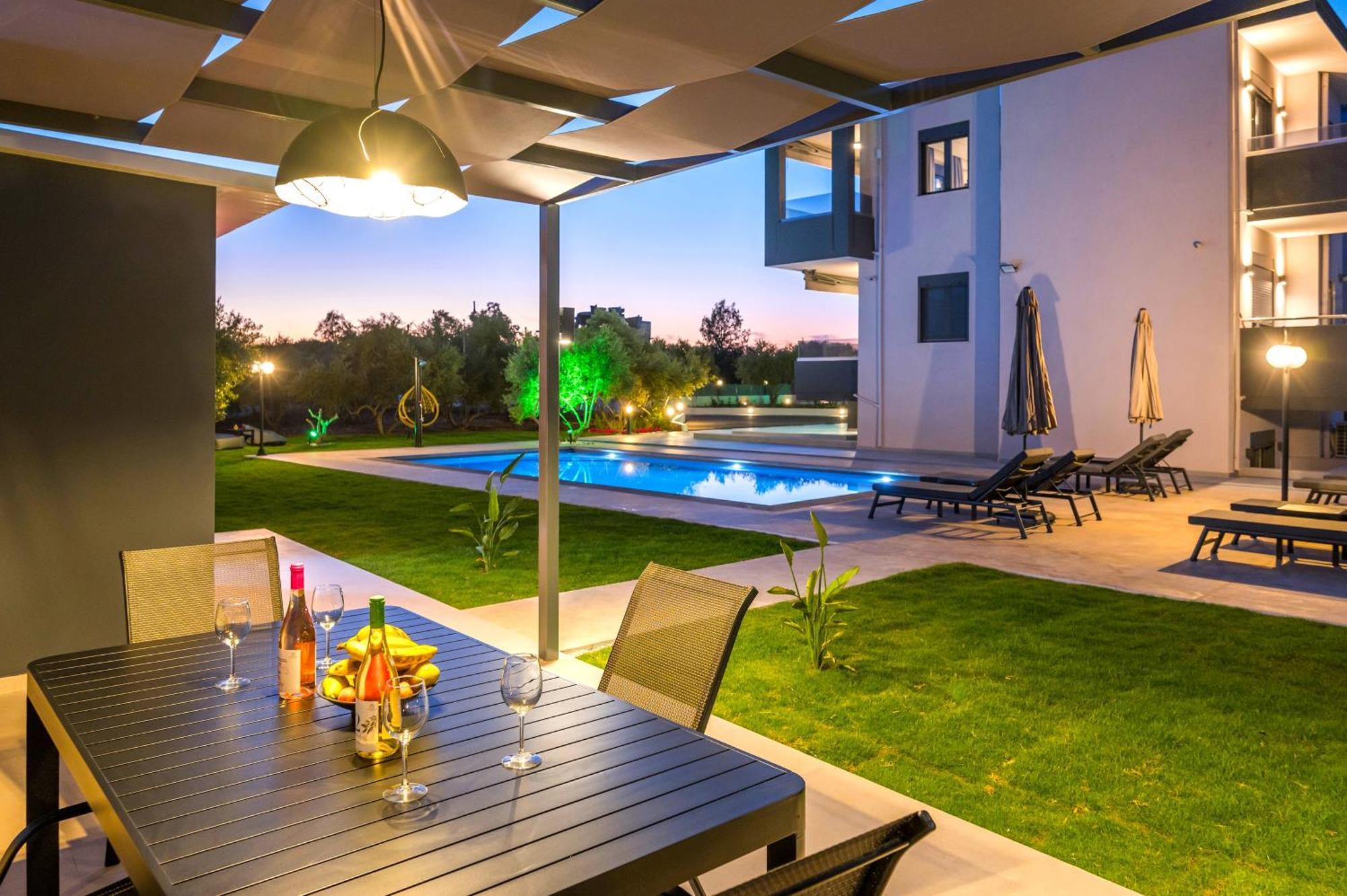Apartment Luxury Oasis In Chania - Private Pool, Bbq & Garden By Wehome