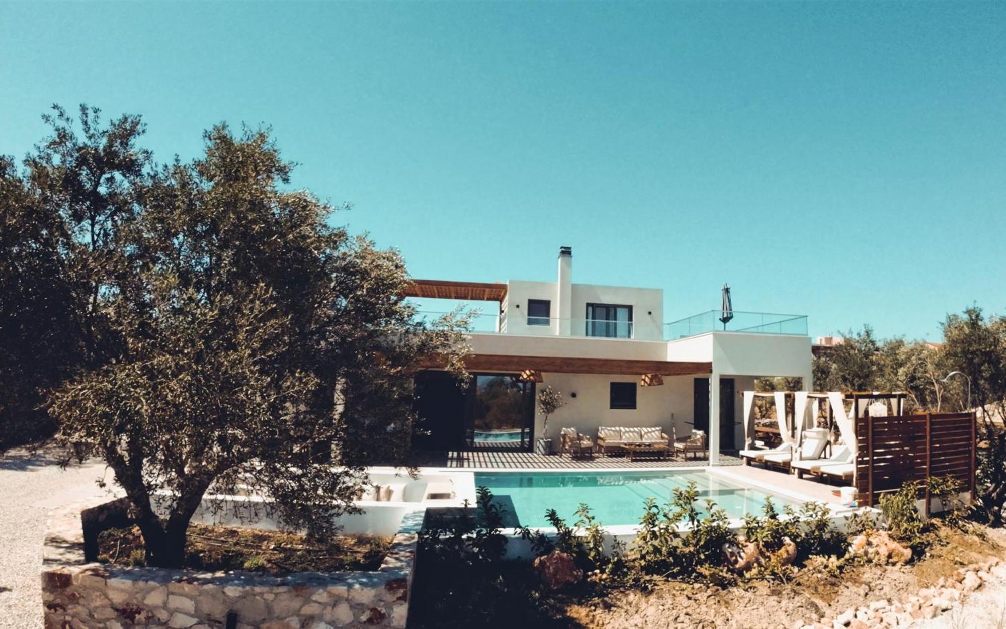 Villa Mourelo Luxury In Chania With Private Pool Jacuzzi Chania (Crete)
