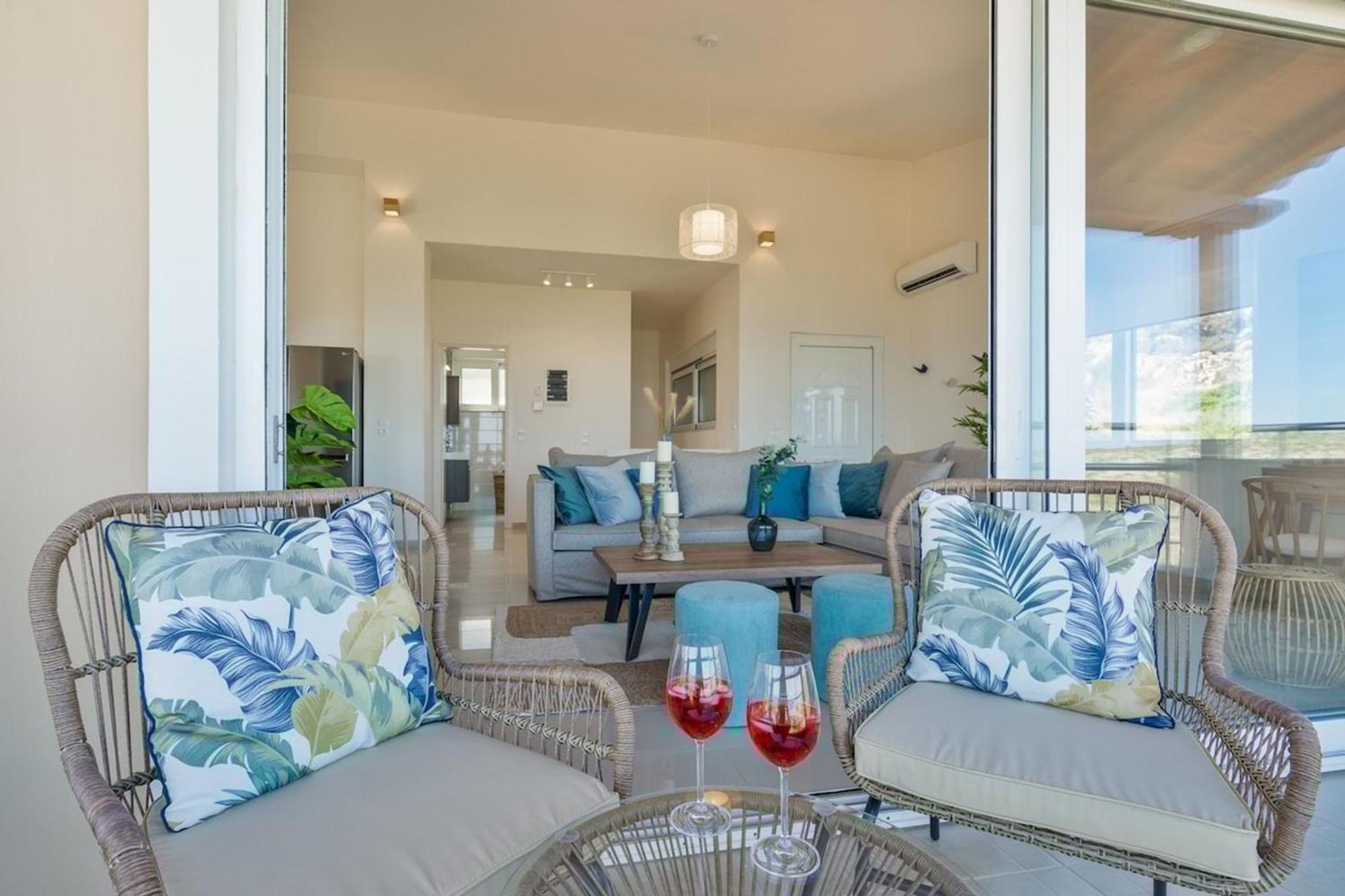 Villa Marathi With Stunning Ocean View Chania (Crete)