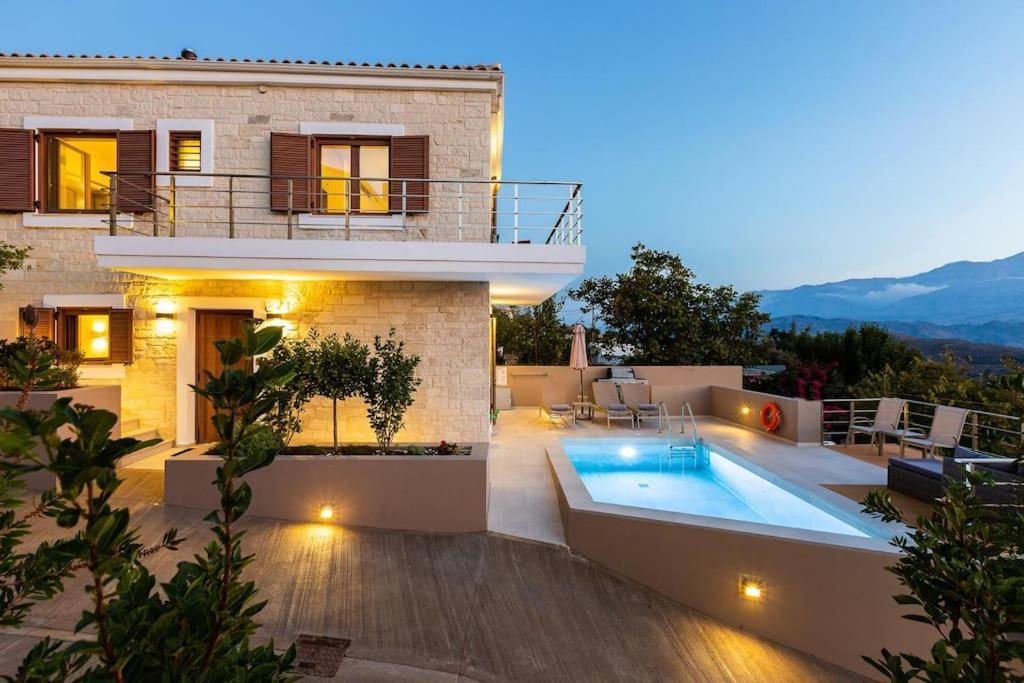 Upper View 2, With Private Pool * Chania (Crete)