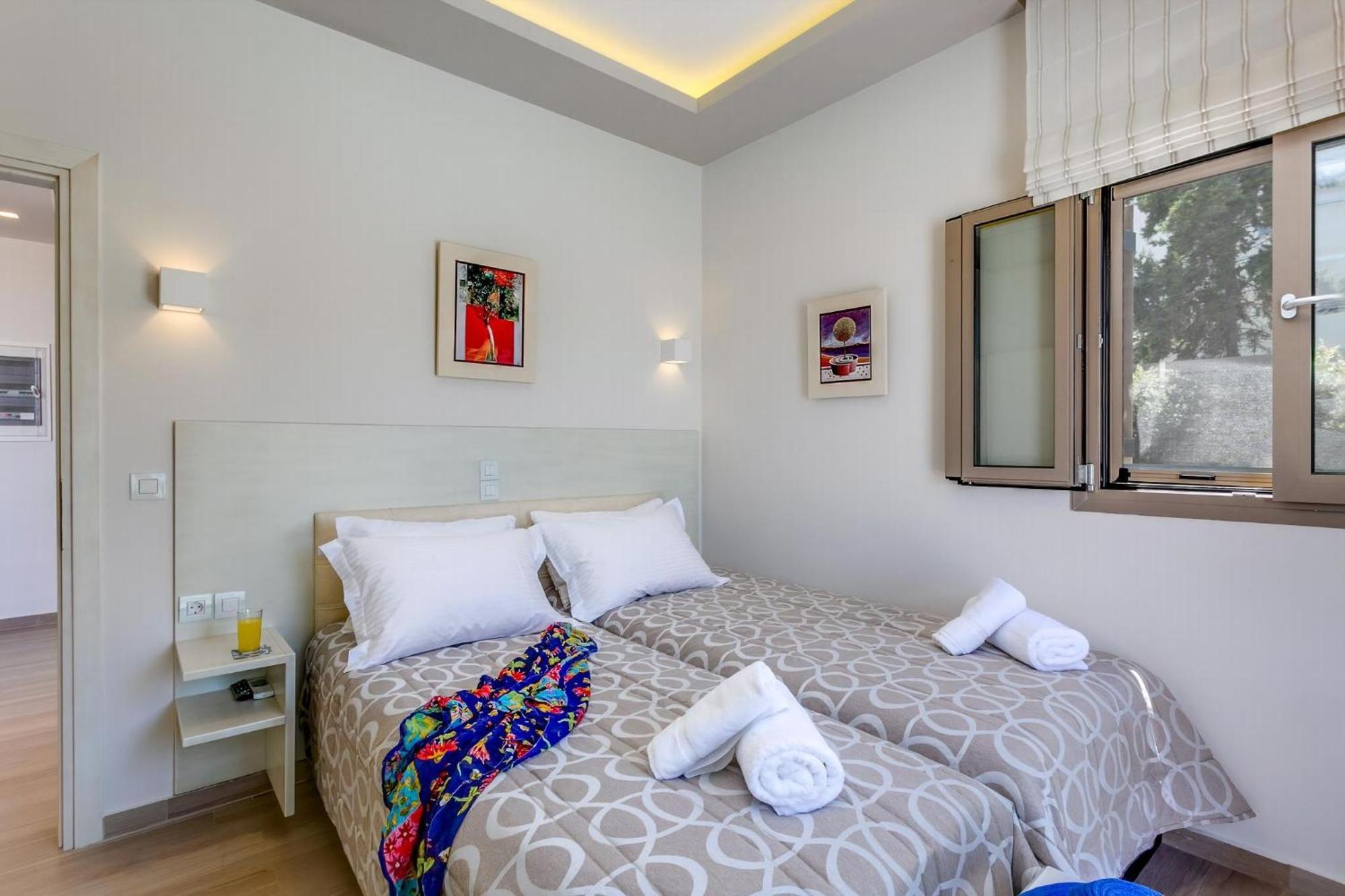 Luxury Crete Marina Mare 3 Bedroom Private Pool Sauna Chania Pousada *