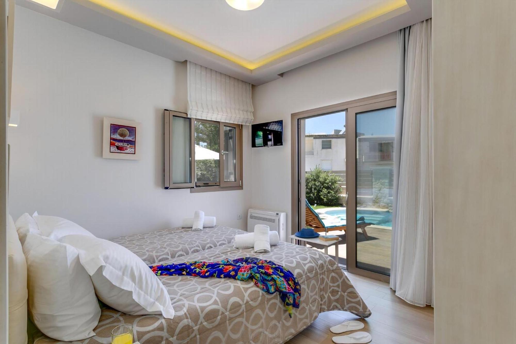 Pousada Luxury Crete Marina Mare 3 Bedroom Private Pool Sauna Chania