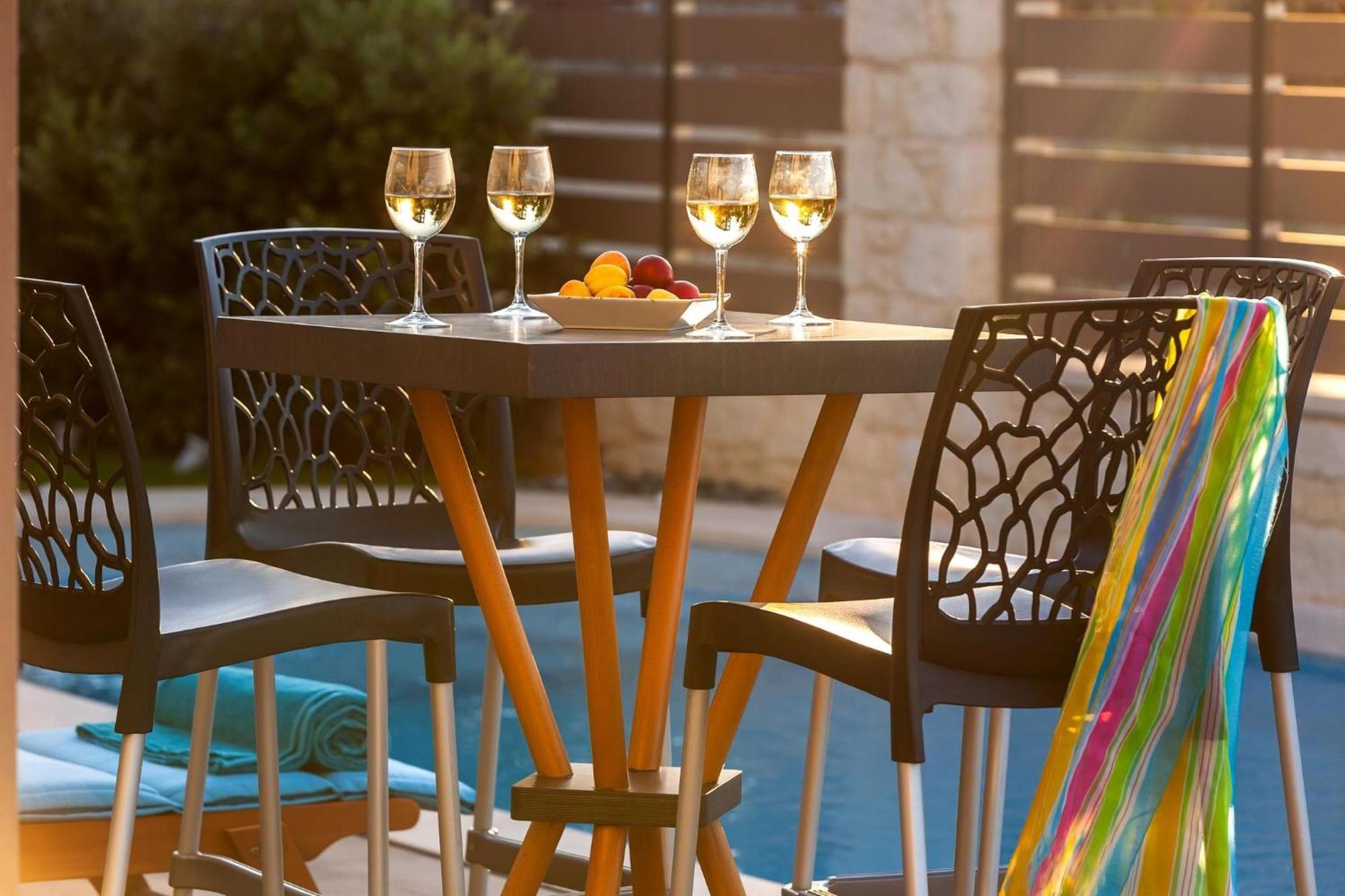 Pousada Luxury Crete Marina Mare 3 Bedroom Private Pool Sauna Chania Chrissi Akti Chania