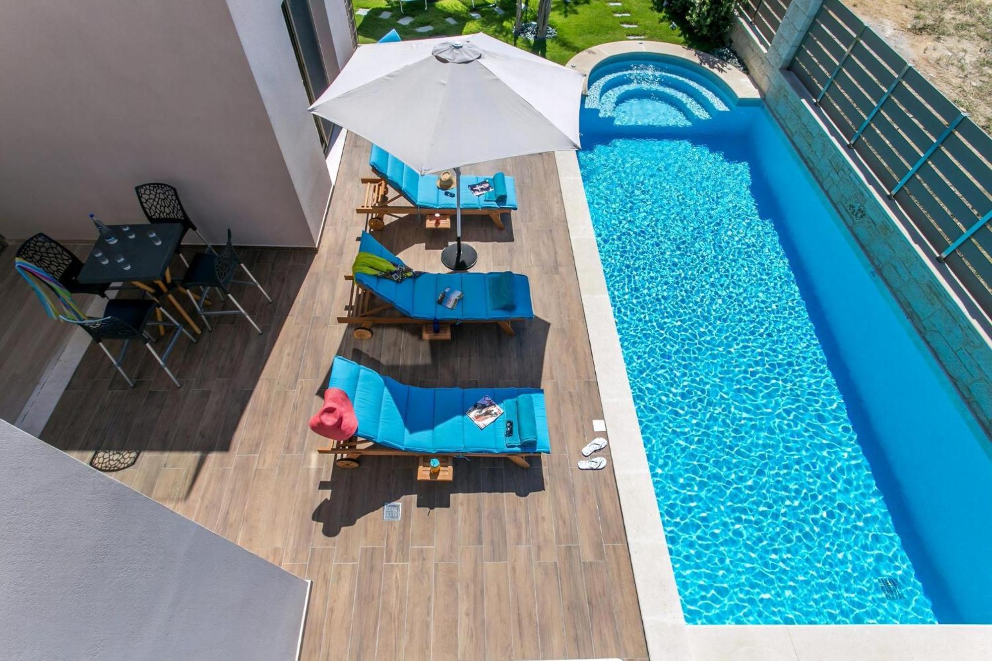 Pousada Luxury Crete Marina Mare 3 Bedroom Private Pool Sauna Chania