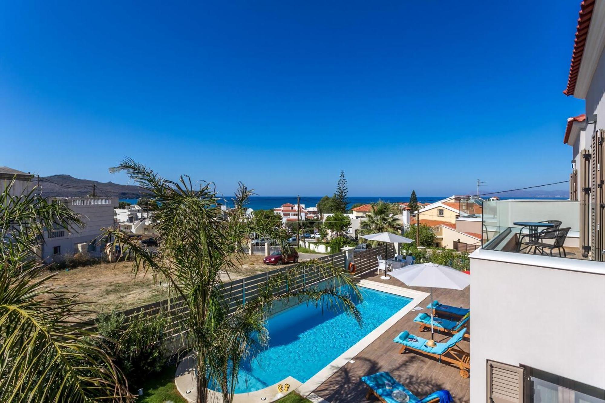 Pousada Luxury Crete Marina Mare 3 Bedroom Private Pool Sauna Chania