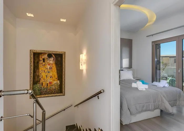 Luxury Villa Crete Villa Marina Mare 3 Bedroom Private Pool Sauna Chania