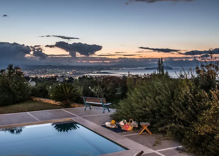 Villa Mariposa - Panoramic Sea View - Near Chania City