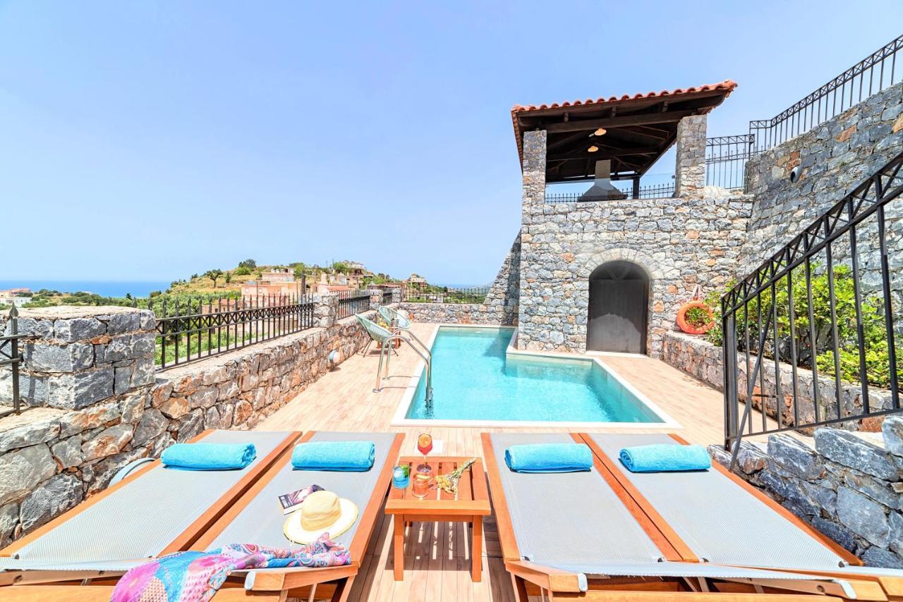 Villa Acrothea Heated Pool
