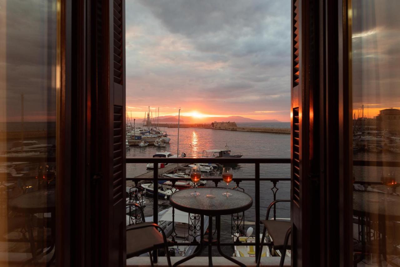 Destino Overlooking The Venetian Port Of Chania