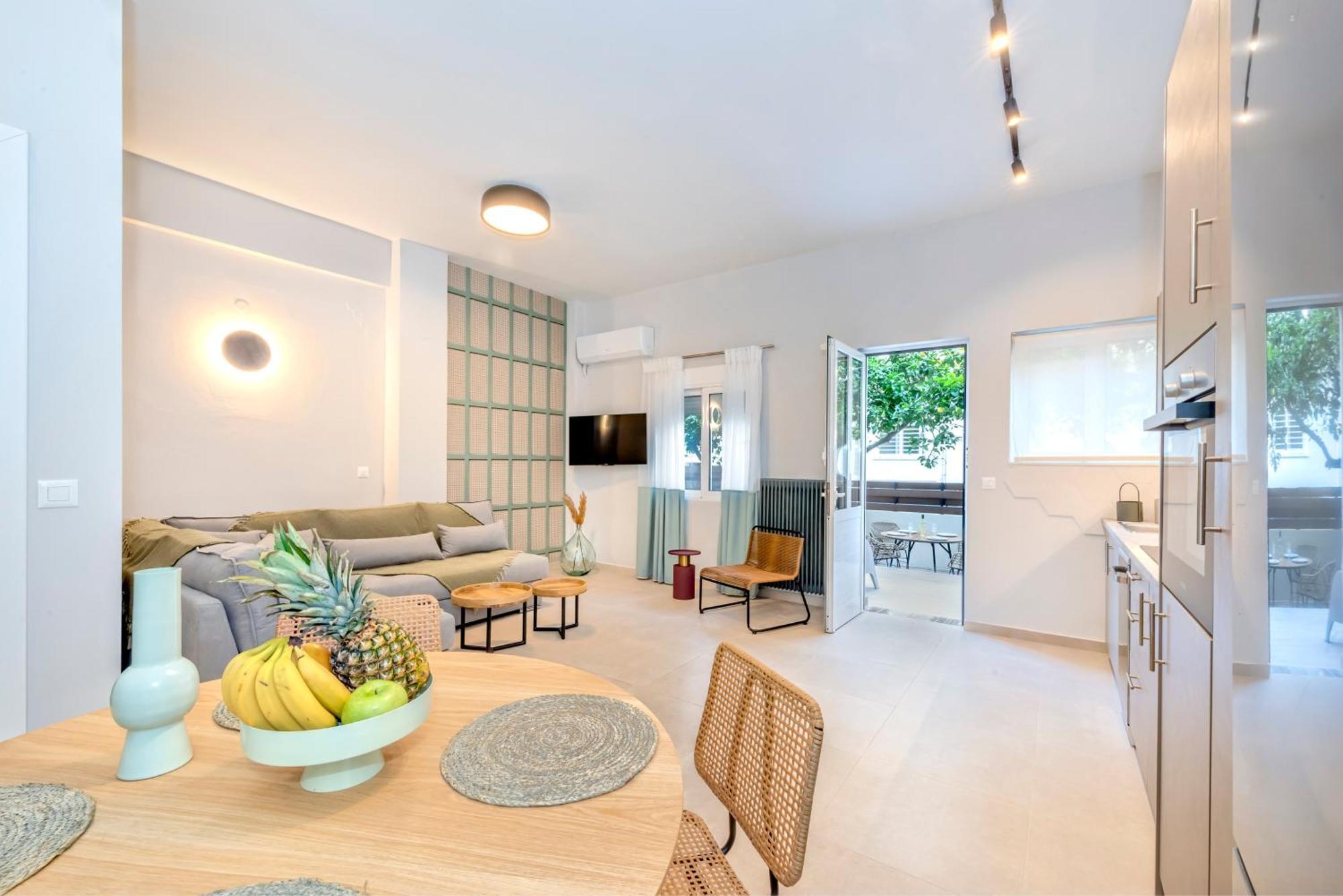 Jasminestay - Two Bedroom With Backyard Appartement Chania (Crete)