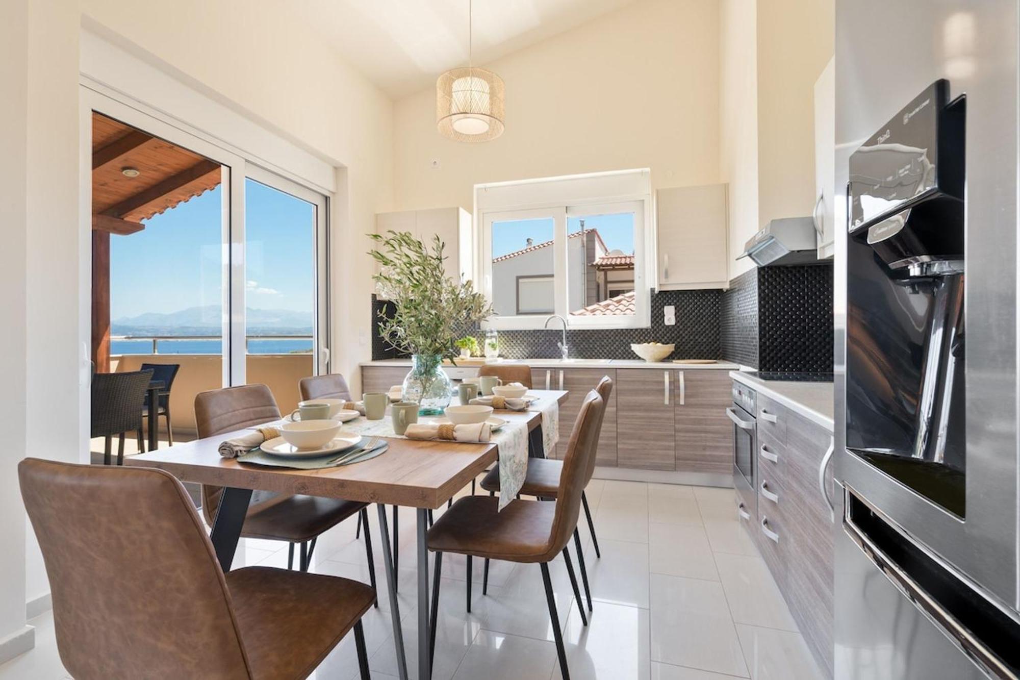 Villa Marathi With Stunning Ocean View Chania (Crete)