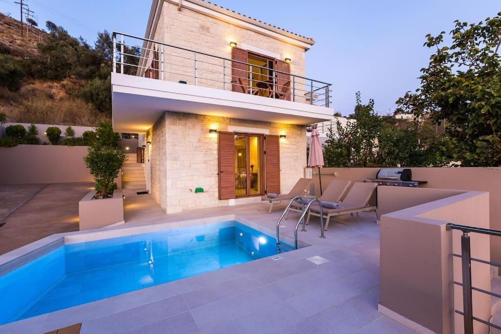 Upper View 2, With Private Pool Villa Chania (Crete)