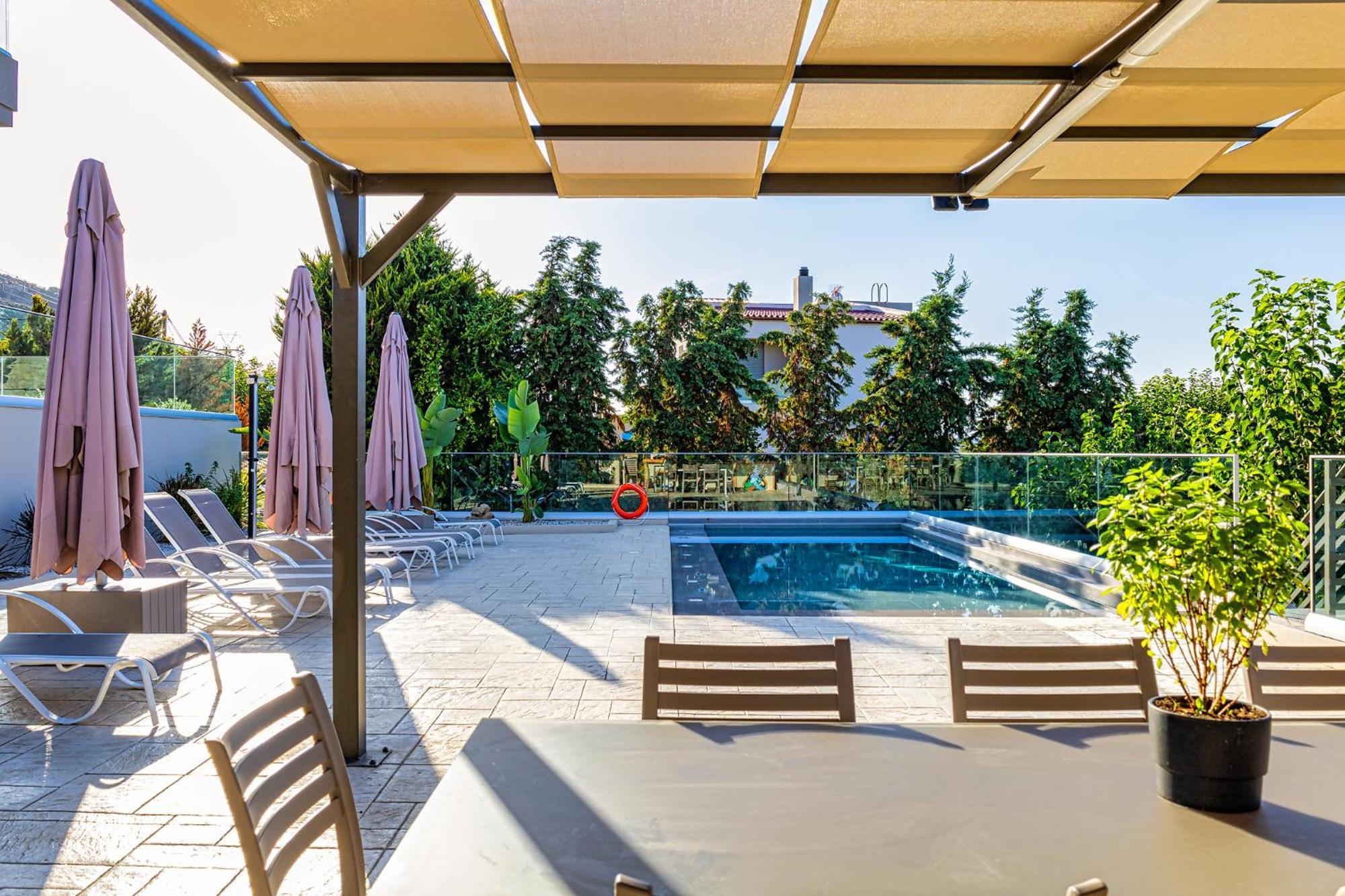 Apartment Chris With Private Ecologic Pool And Kid's Playground! *